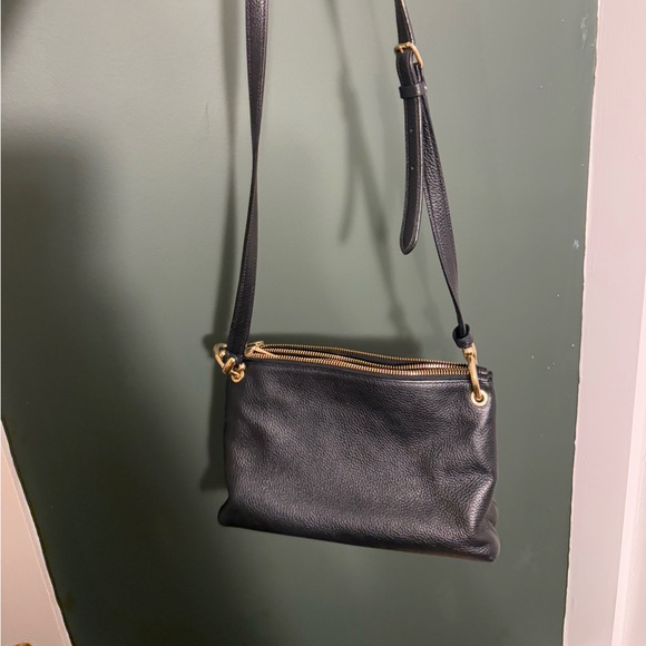Black Leather Coach Crossbody - Picture 9 of 10